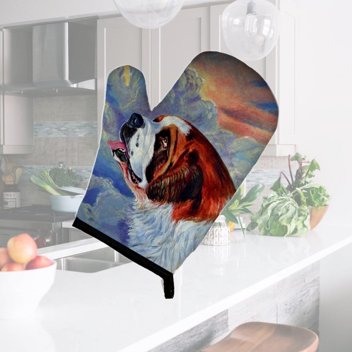 Picture of Carolines Treasures 7085OVMT Saint Bernard Loyalty Oven Mitt