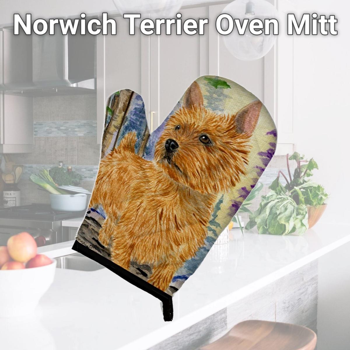 Picture of Carolines Treasures SS8011OVMT Norwich Terrier Oven Mitt