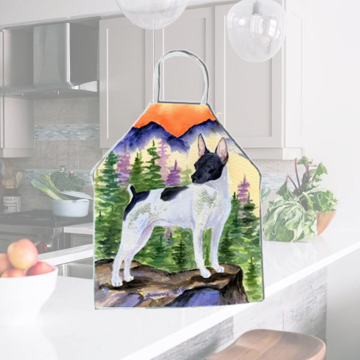 Picture of Carolines Treasures SS8224APRON Rat Terrier Apron - 27 x 31 in.