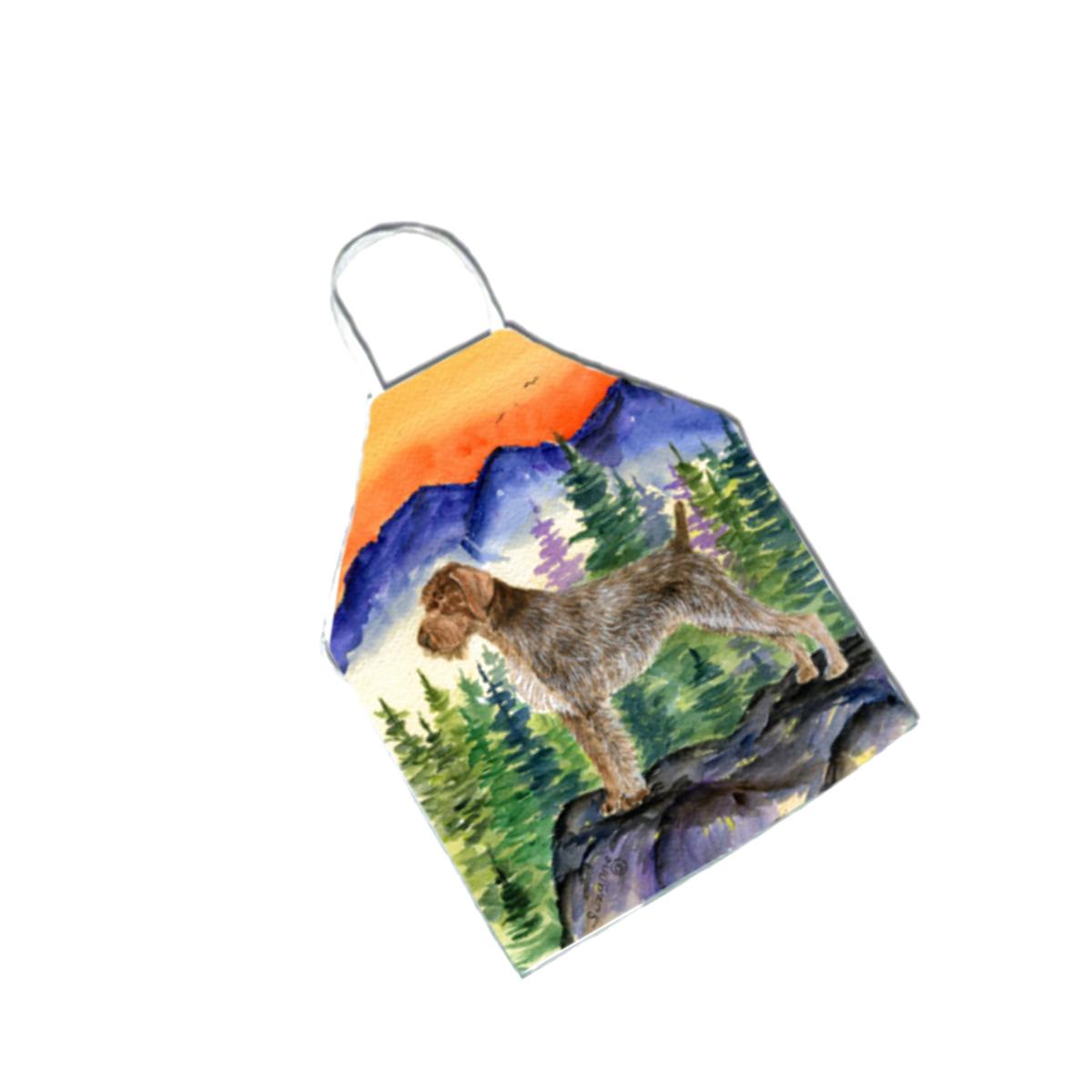 Picture of Carolines Treasures SS8226APRON German Wirehaired Pointer Apron - 27 x 31 in.