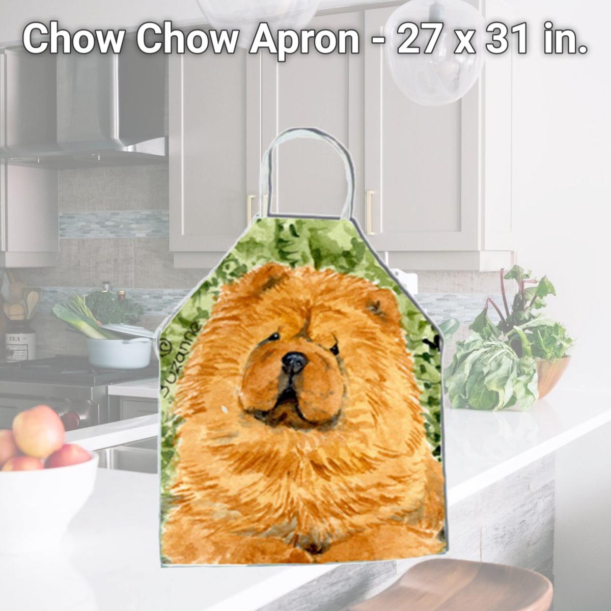 Picture of Carolines Treasures SS8709APRON Chow Chow Apron - 27 x 31 in.