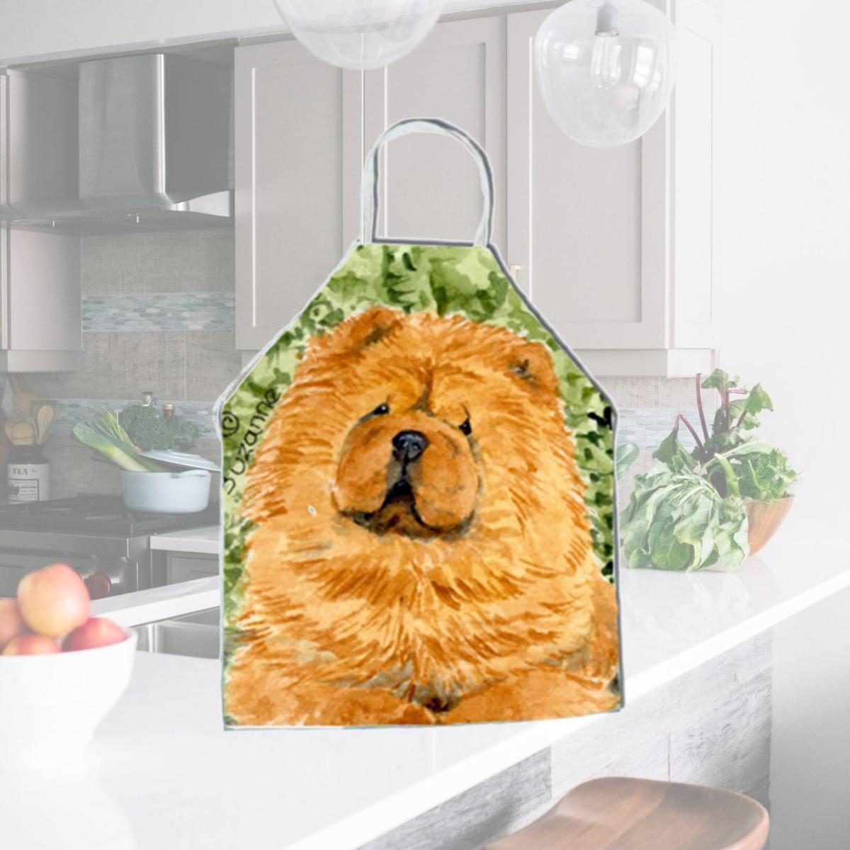 Picture of Carolines Treasures SS8709APRON Chow Chow Apron - 27 x 31 in.