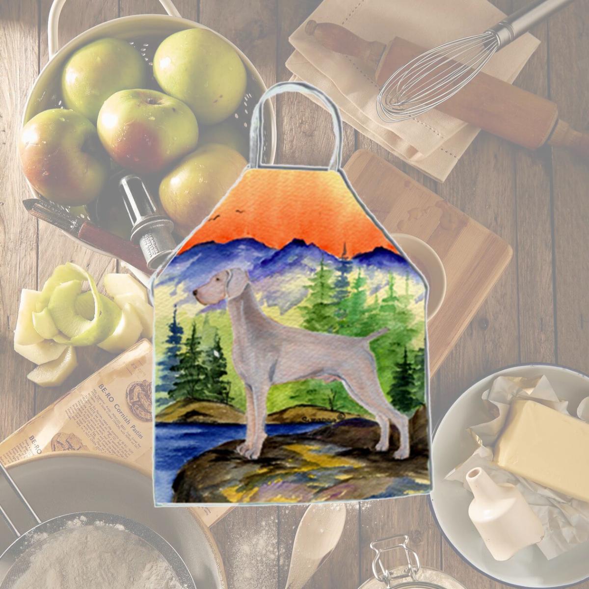 Picture of Carolines Treasures SS8267APRON Weimaraner Apron - 27 x 31 in.