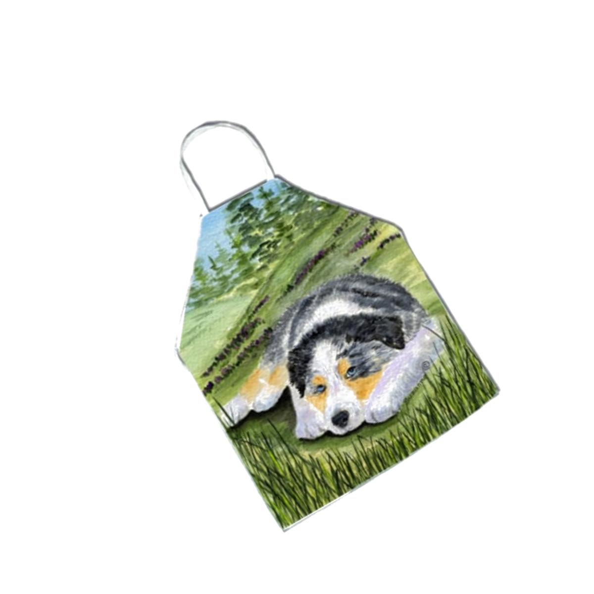 Picture of Carolines Treasures SS8283APRON Australian Shepherd Apron - 27 x 31 in.