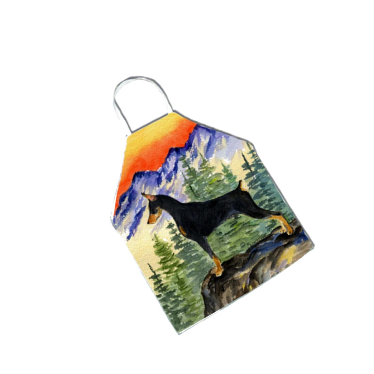 Picture of Carolines Treasures SS8284APRON Doberman Apron - 27 x 31 in.