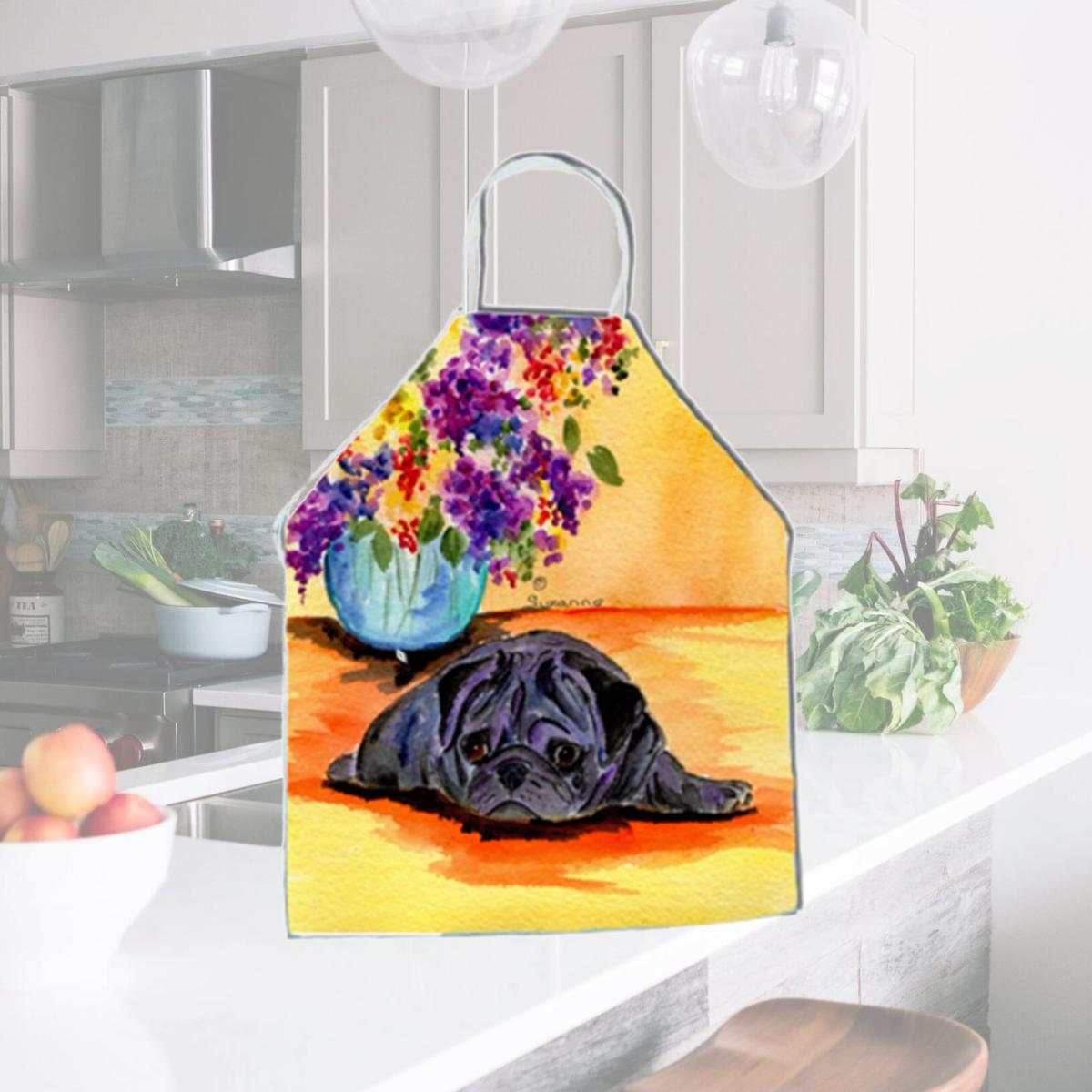 Picture of Carolines Treasures SS8298APRON Pug Apron - 27 x 31 in.