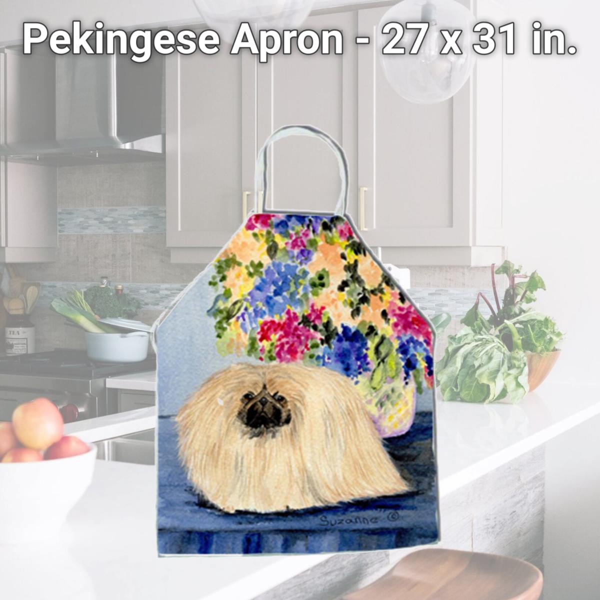 Picture of Carolines Treasures SS8315APRON Pekingese Apron - 27 x 31 in.