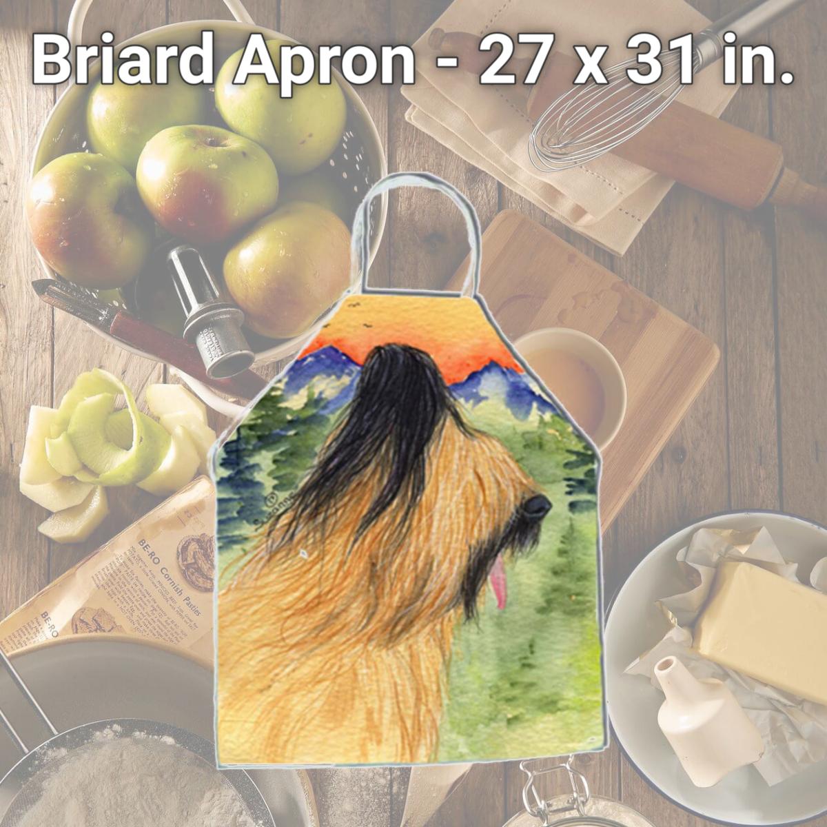 Picture of Carolines Treasures SS8318APRON Briard Apron - 27 x 31 in.