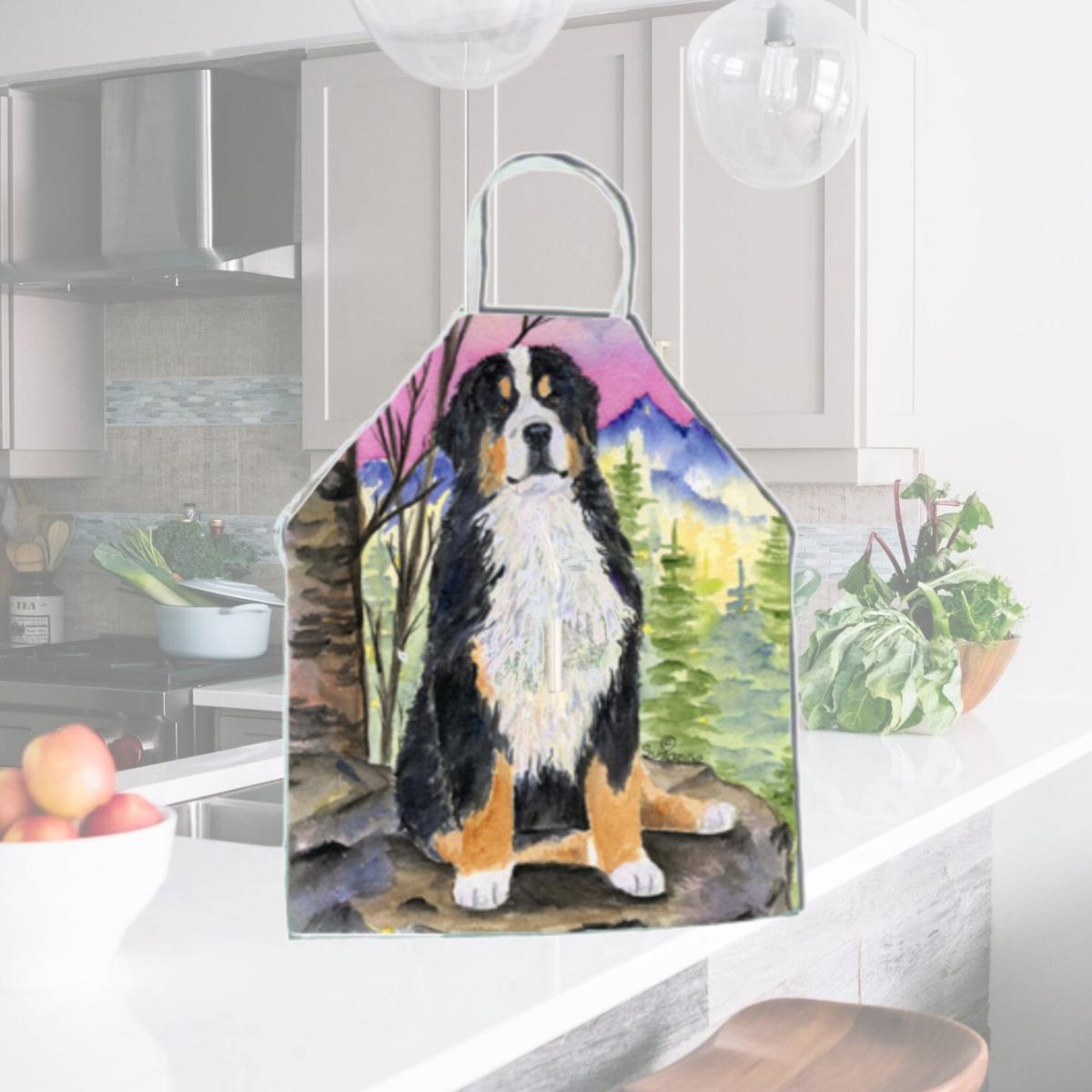 Picture of Carolines Treasures SS8336APRON Bernese Mountain Dog Apron - 27 x 31 in.