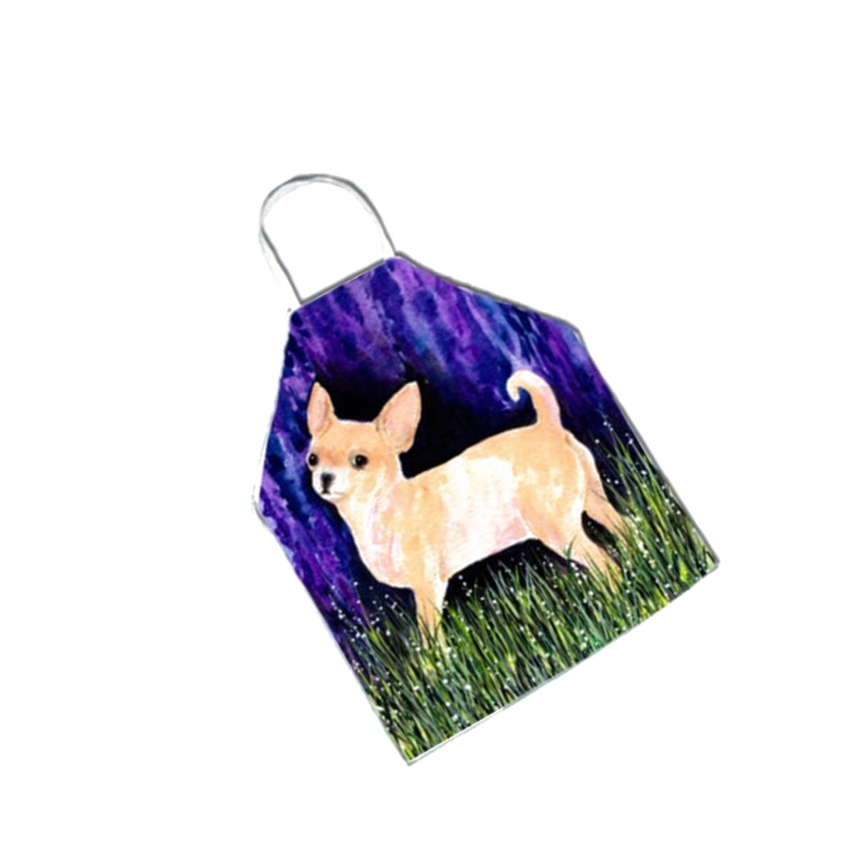 Picture of Carolines Treasures SS8514APRON Starry Night Chihuahua Apron - 27 x 31 in.