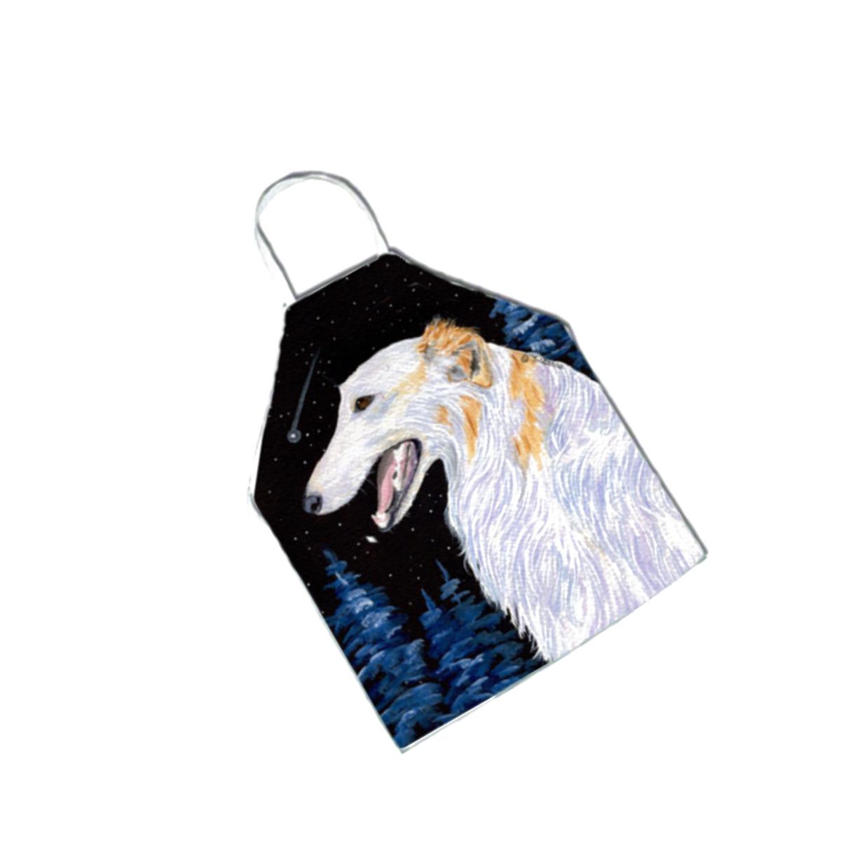 Picture of Carolines Treasures SS8626APRON Borzoi Apron - 27 x 31 in.