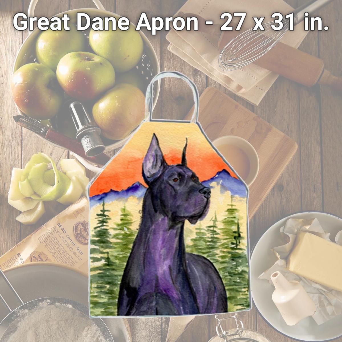 Picture of Carolines Treasures SS8642APRON Great Dane Apron - 27 x 31 in.