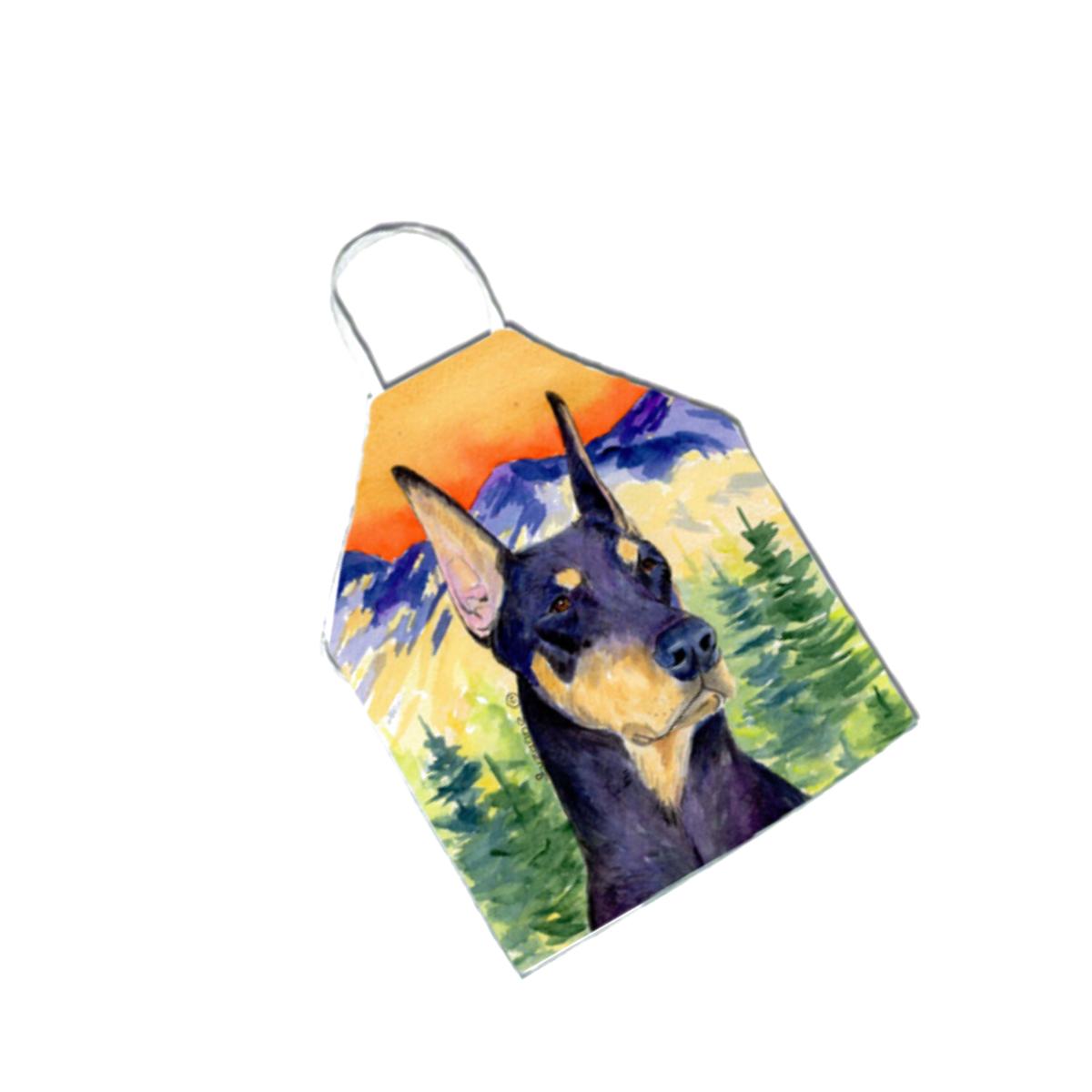 Picture of Carolines Treasures SS8658APRON Doberman Apron - 27 x 31 in.