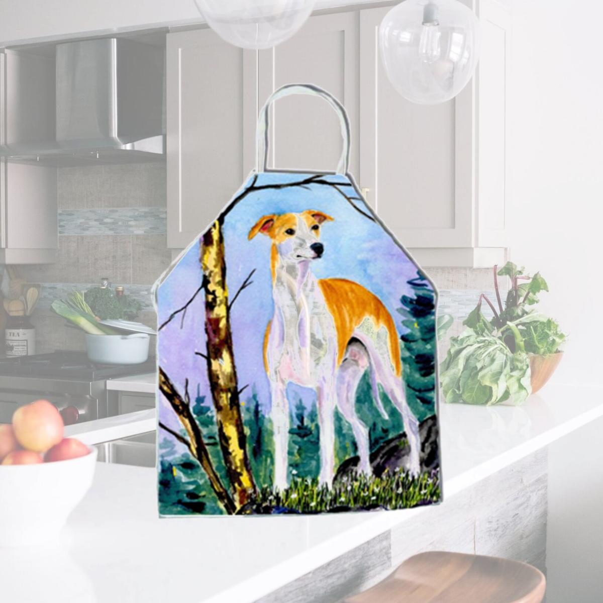 Picture of Carolines Treasures SS8662APRON Whippet Apron - 27 x 31 in.