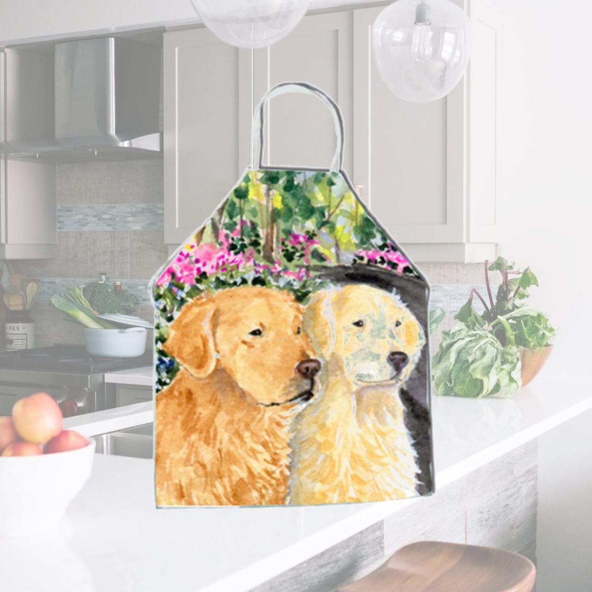Picture of Carolines Treasures SS8974APRON Golden Retriever Apron - 27 x 31 in.