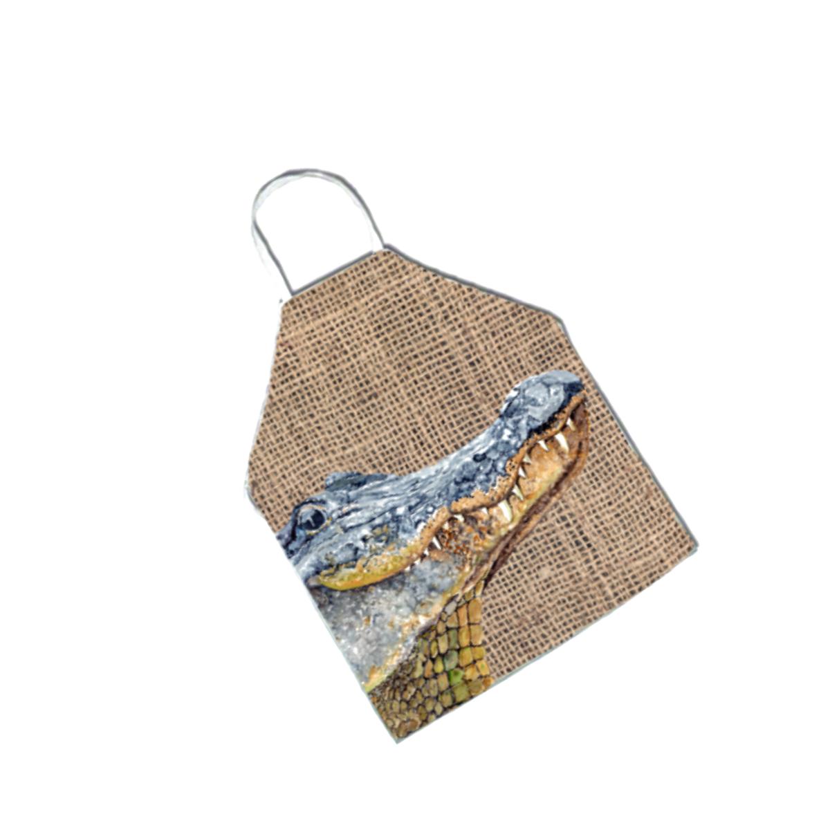 Picture of Carolines Treasures 8733APRON Alligator Apron - 27 x 31 in.