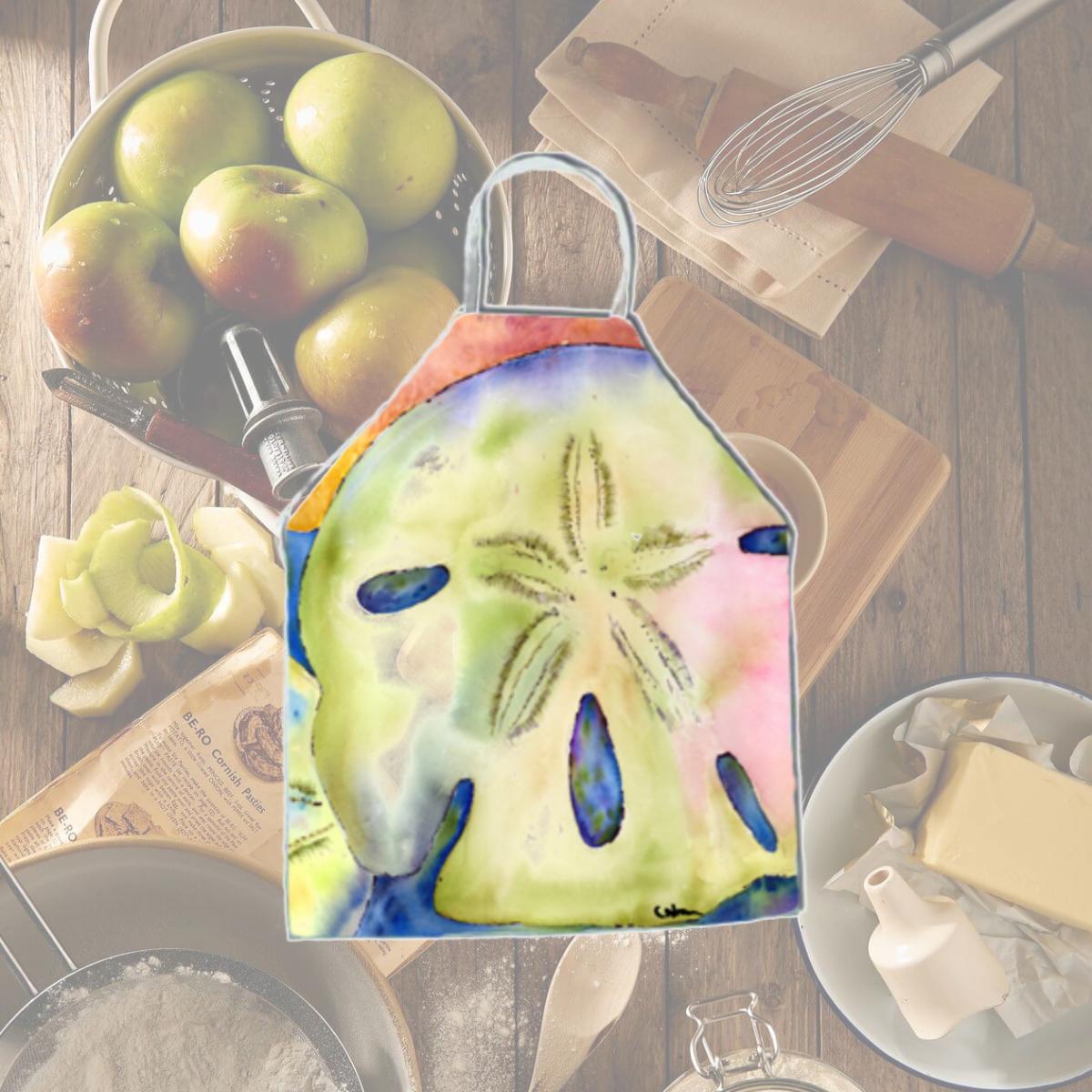 Picture of Carolines Treasures 8545APRON Sand Dollar Apron - 27 x 31 in.