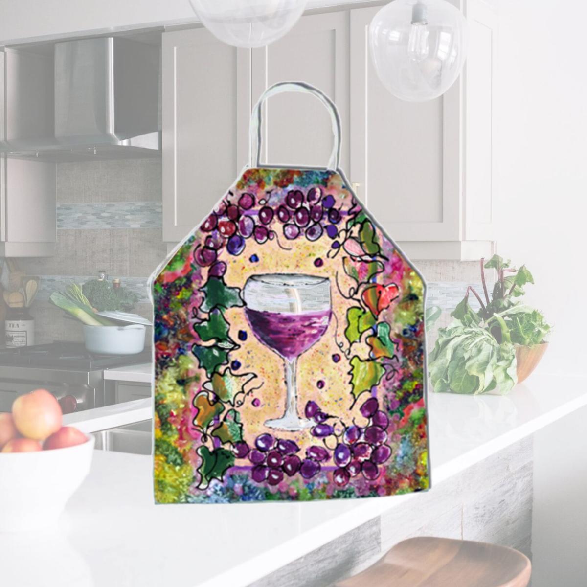 Picture of Carolines Treasures 8616APRON Wine Apron - 27 x 31 in.