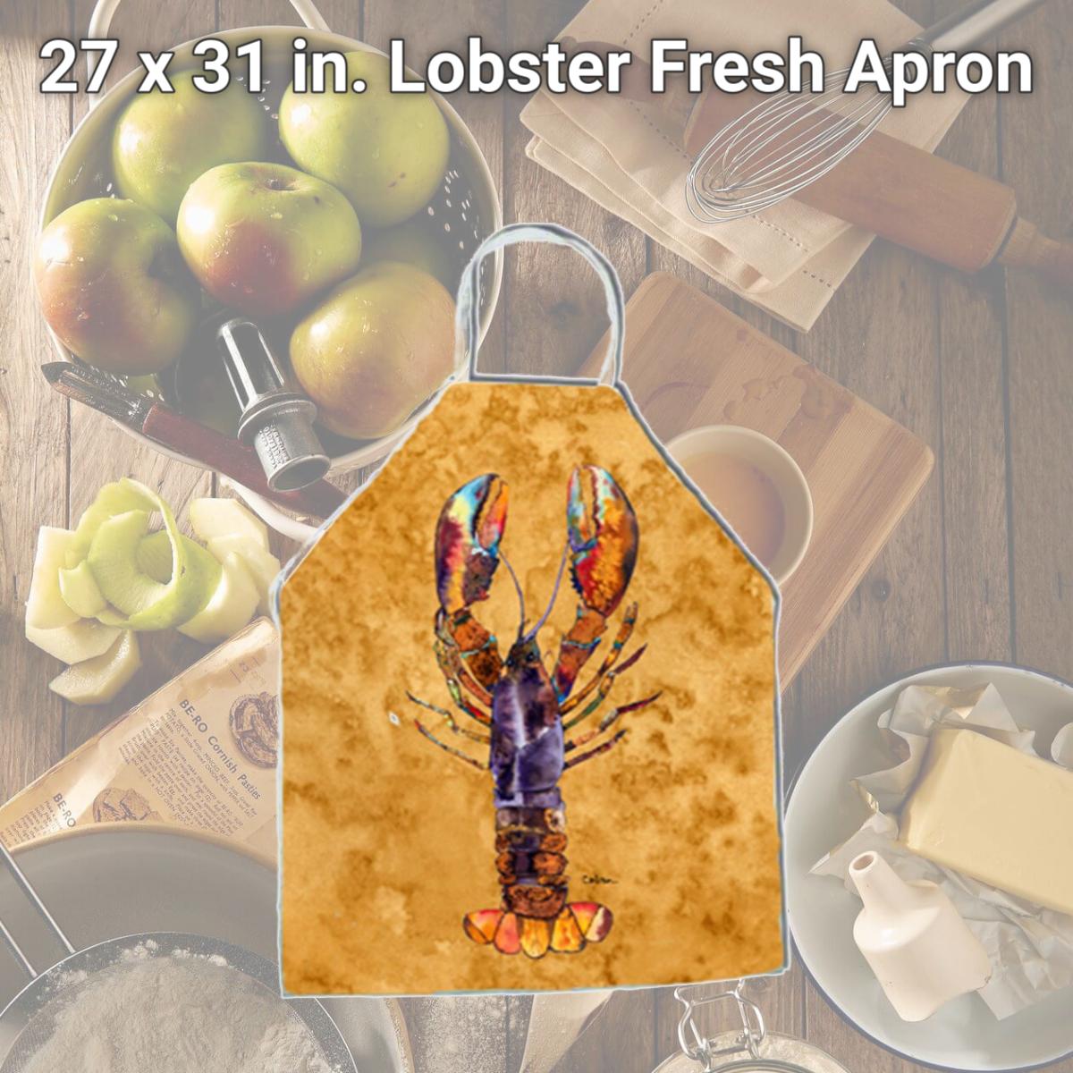 Picture of Carolines Treasures 8716APRON 27 x 31 in. Lobster Fresh Apron