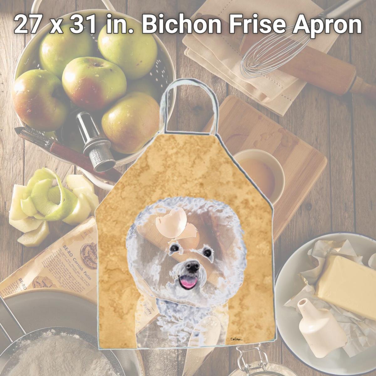 Picture of Carolines Treasures SC9135APRON 27 x 31 in. Bichon Frise Apron