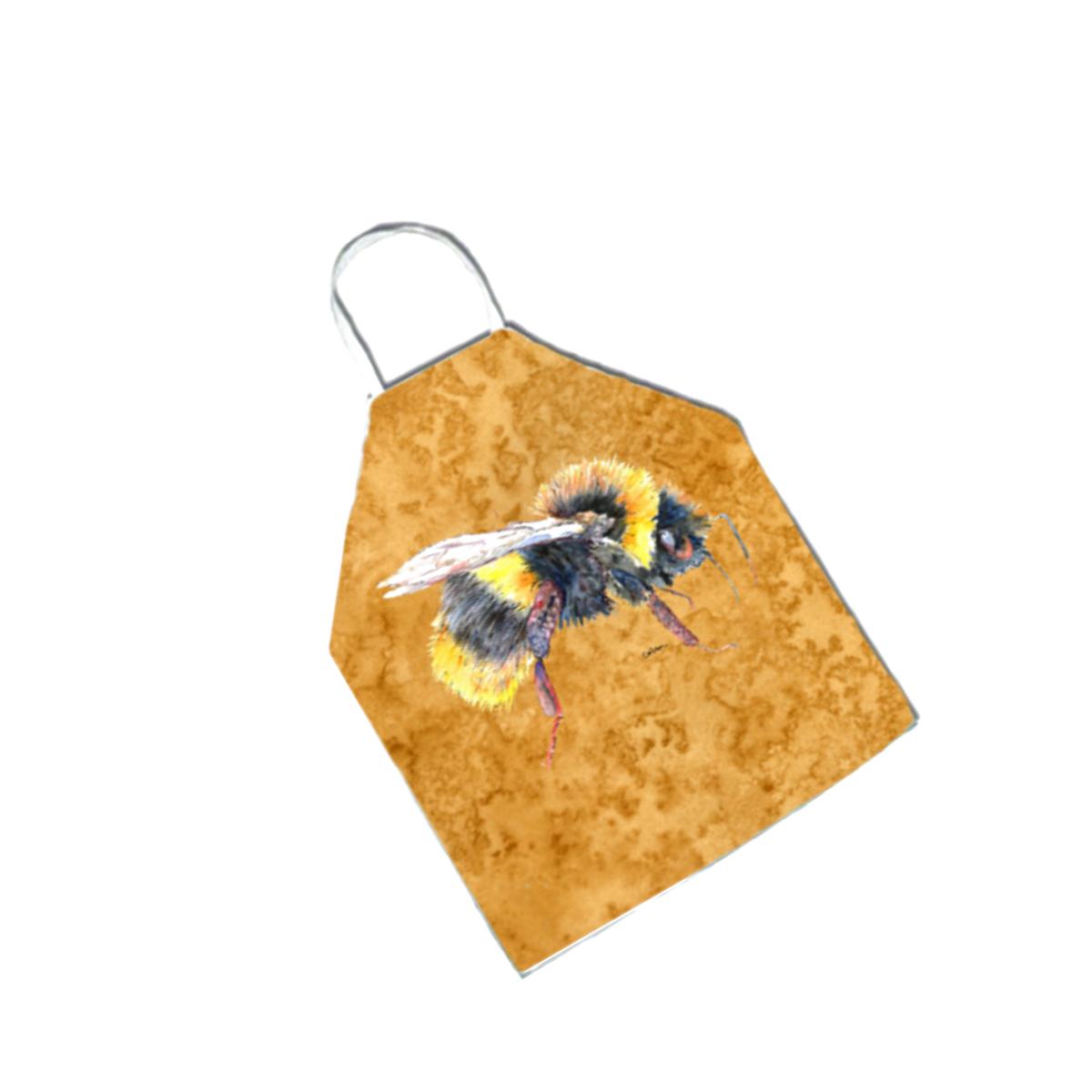 Picture of Carolines Treasures 8850APRON 27 H x 31 W in. Bee on Gold Apron