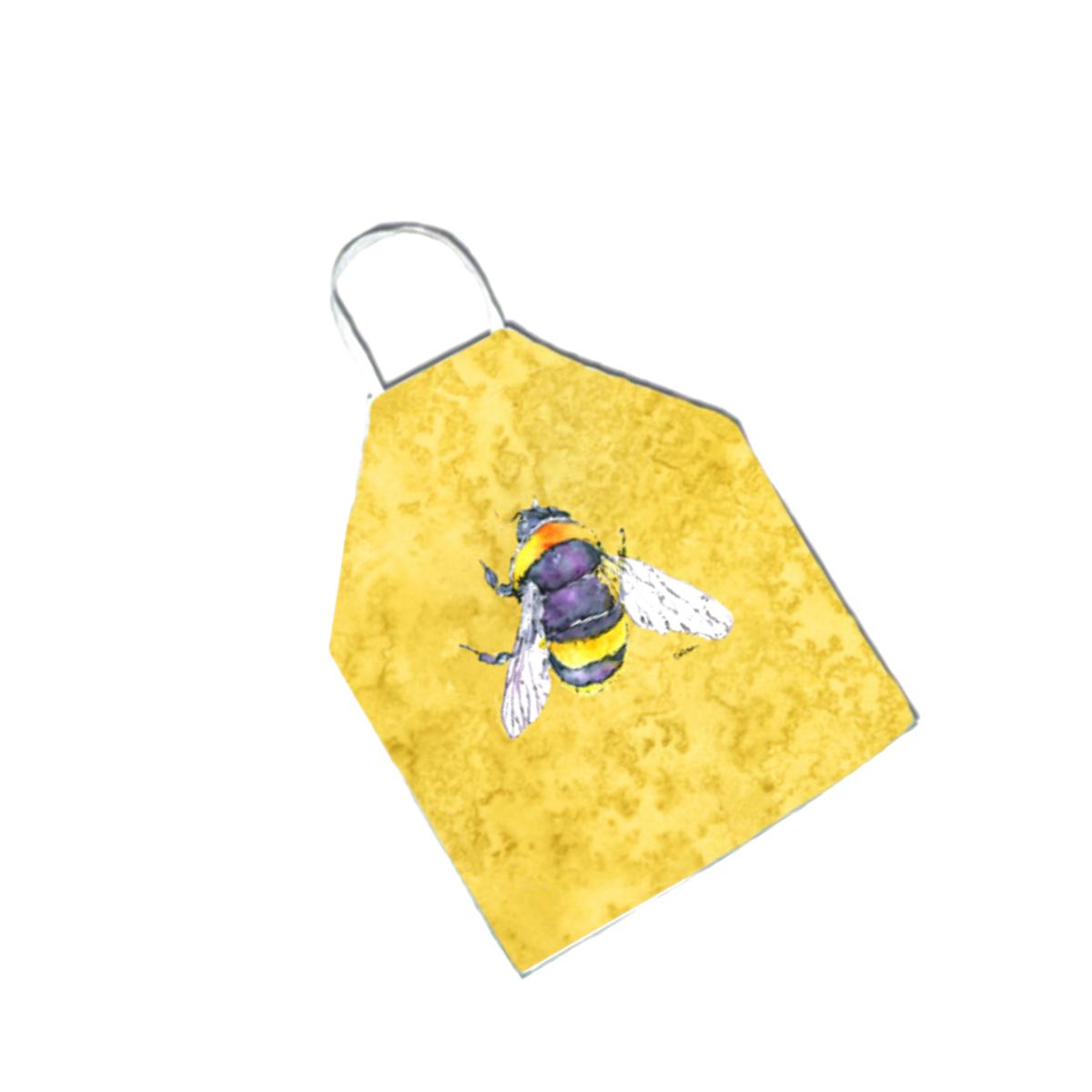 Picture of Carolines Treasures 8852APRON 27 H x 31 W in. Bee on Yellow Apron