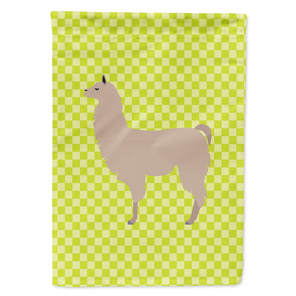 BB7742CHF Llama Green Flag Canvas House