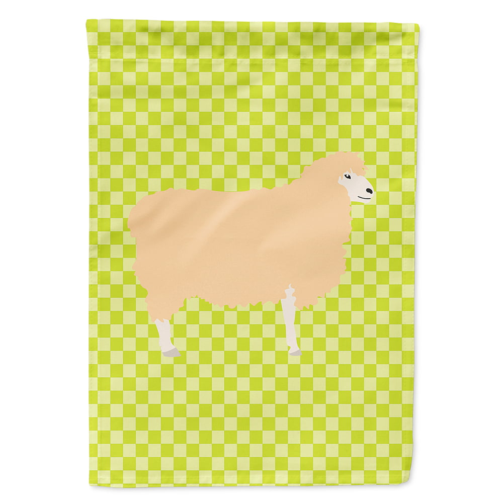 English Leicester Longwool Sheep Green Flag Canvas House