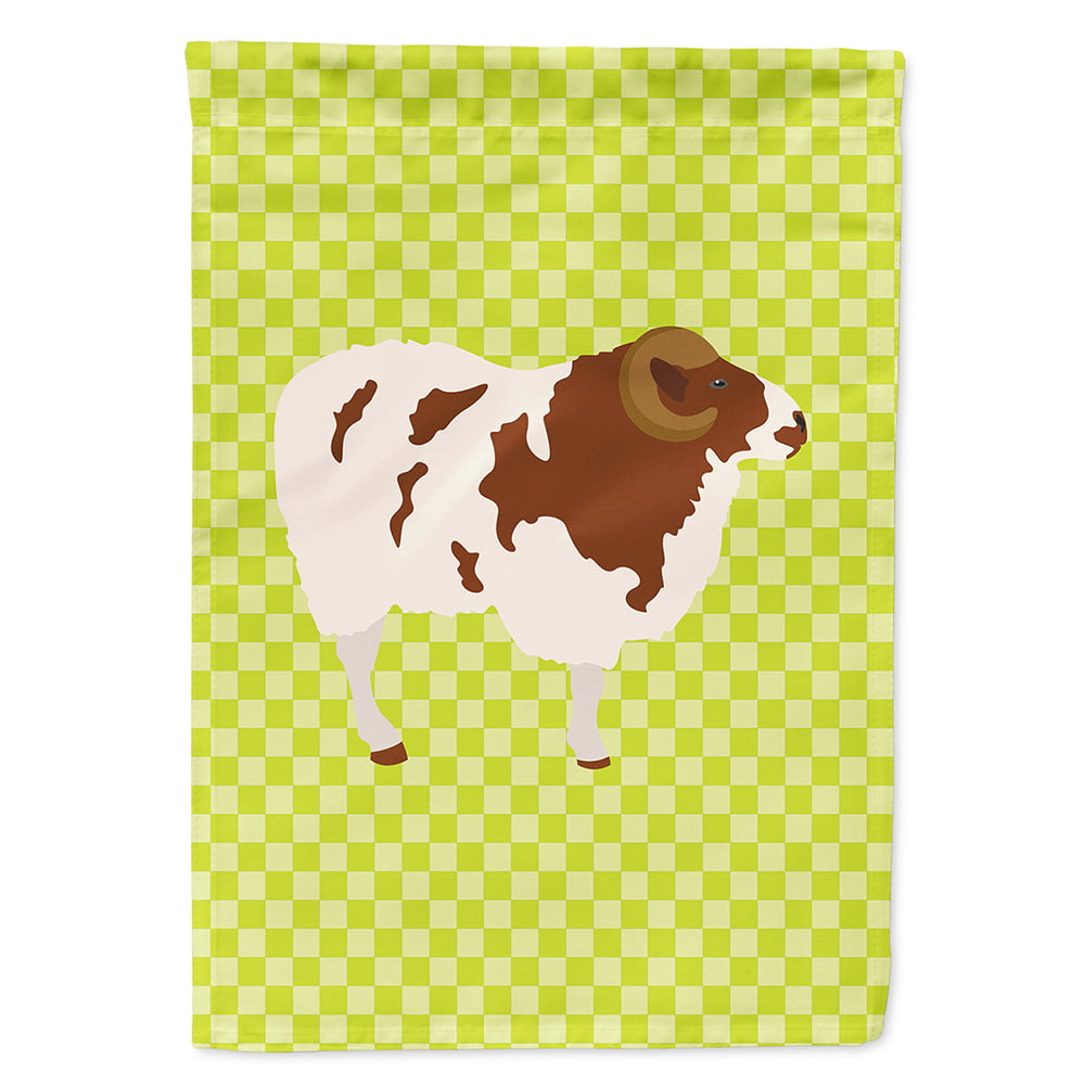 Jacob Sheep Green Flag Canvas House