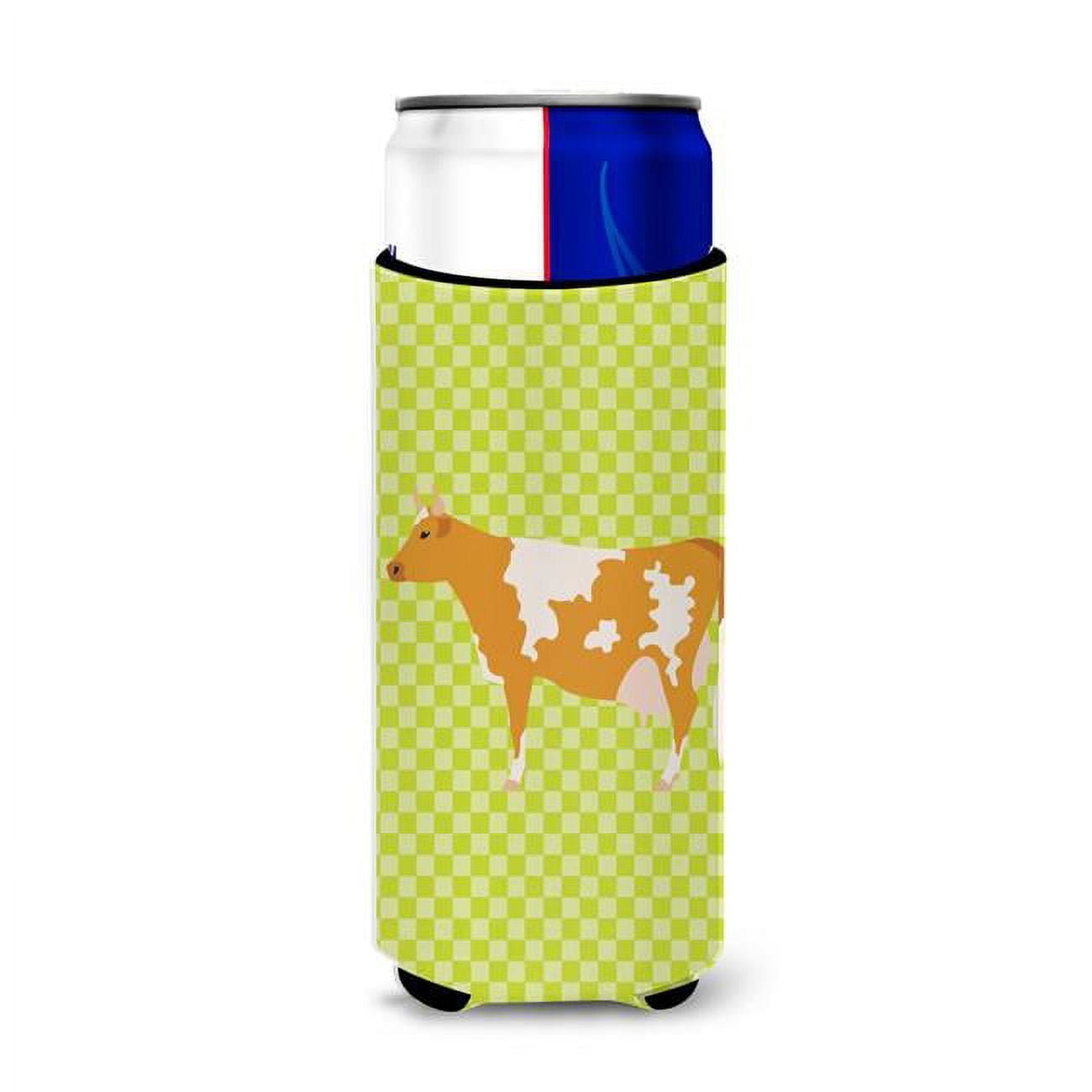 Bb7647muk Guernsey Cow Green Michelob Ultra Hugger For Slim Cans