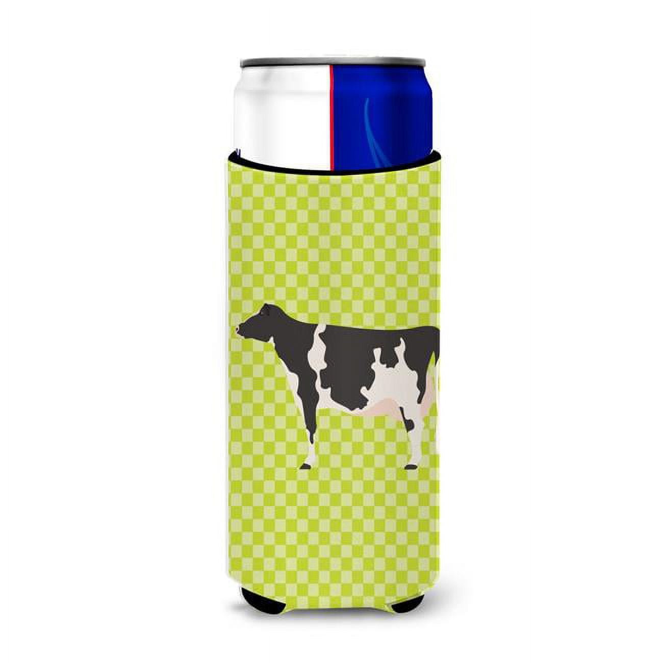 Bb7648muk Holstein Cow Green Michelob Ultra Hugger For Slim Cans