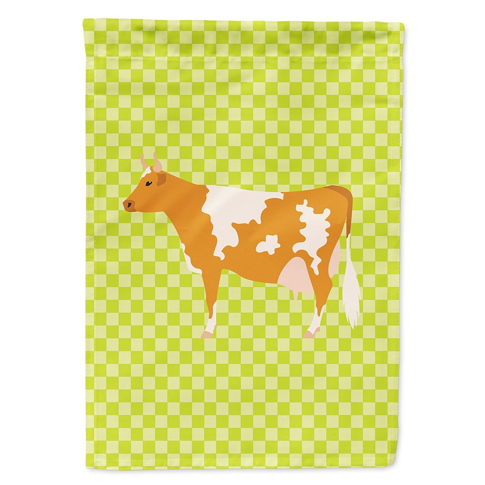 UPC 638508953407 product image for BB7647GF Guernsey Cow Green Flag Garden Size | upcitemdb.com