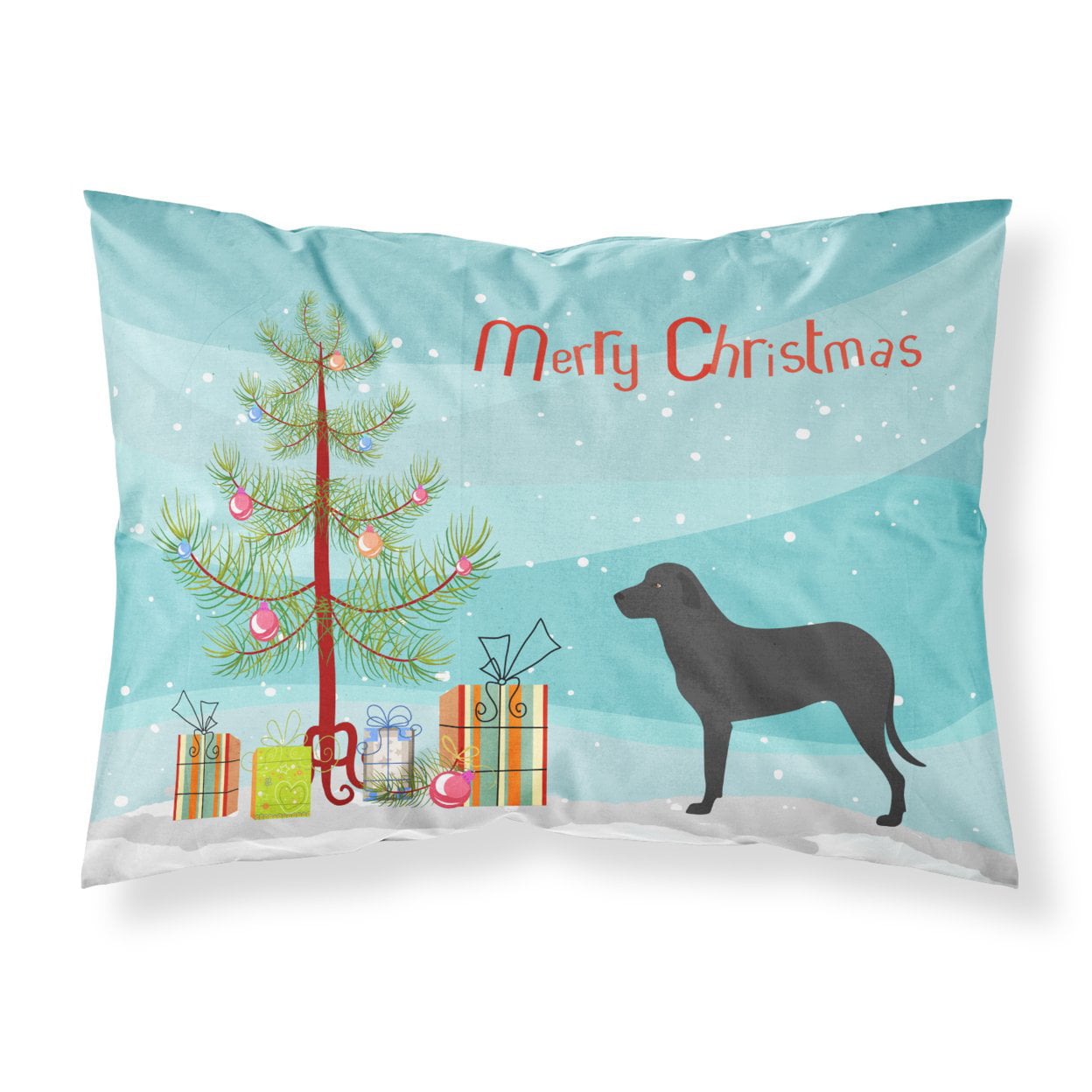 Bb8508pillowcase Majorca Shepherd Dog Christmas Fabric Standard Pillowcase