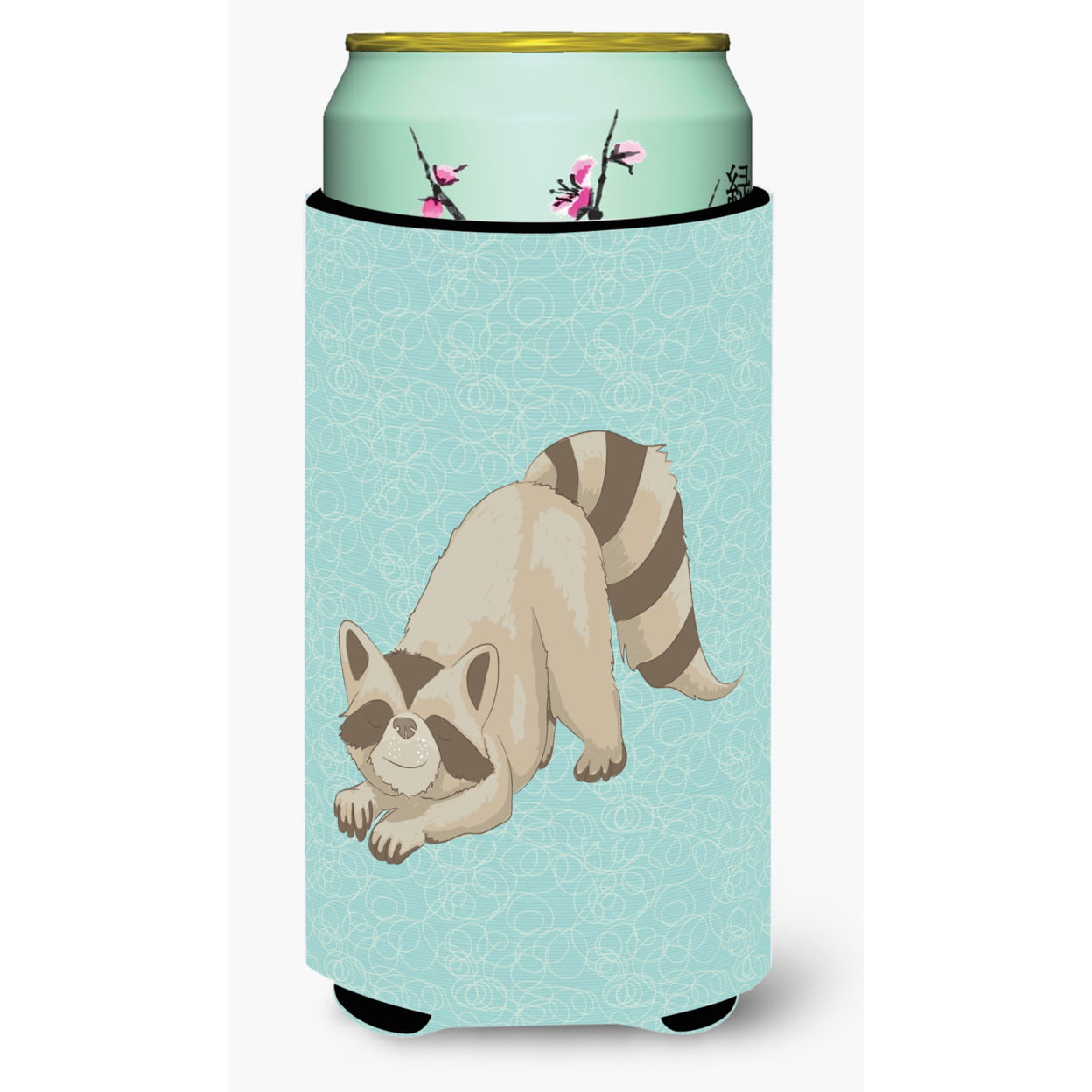 Bb8569tbc Raccoon Tall Boy Beverage Insulator Hugger