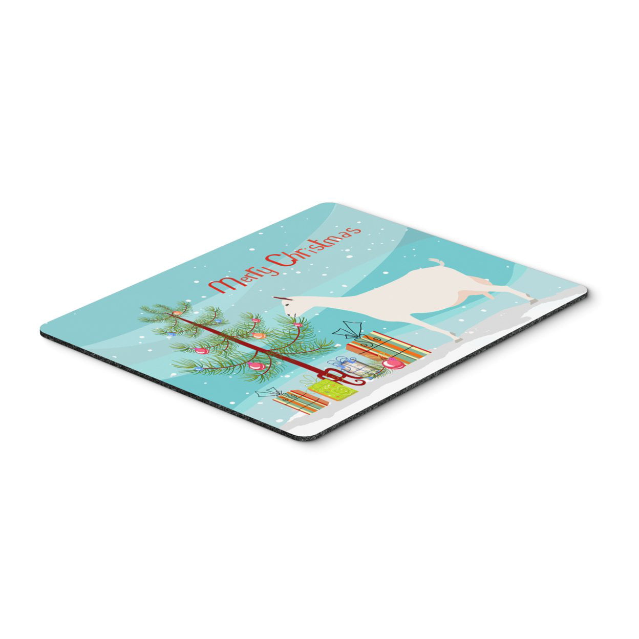 Carolines Treasures BB9256MP Saanen Goat Christmas Mouse Pad Hot Pad or Trivet Carolines Treasures BB9256MP Saanen Goat Christmas Mouse Pad Hot Pad or Trivet