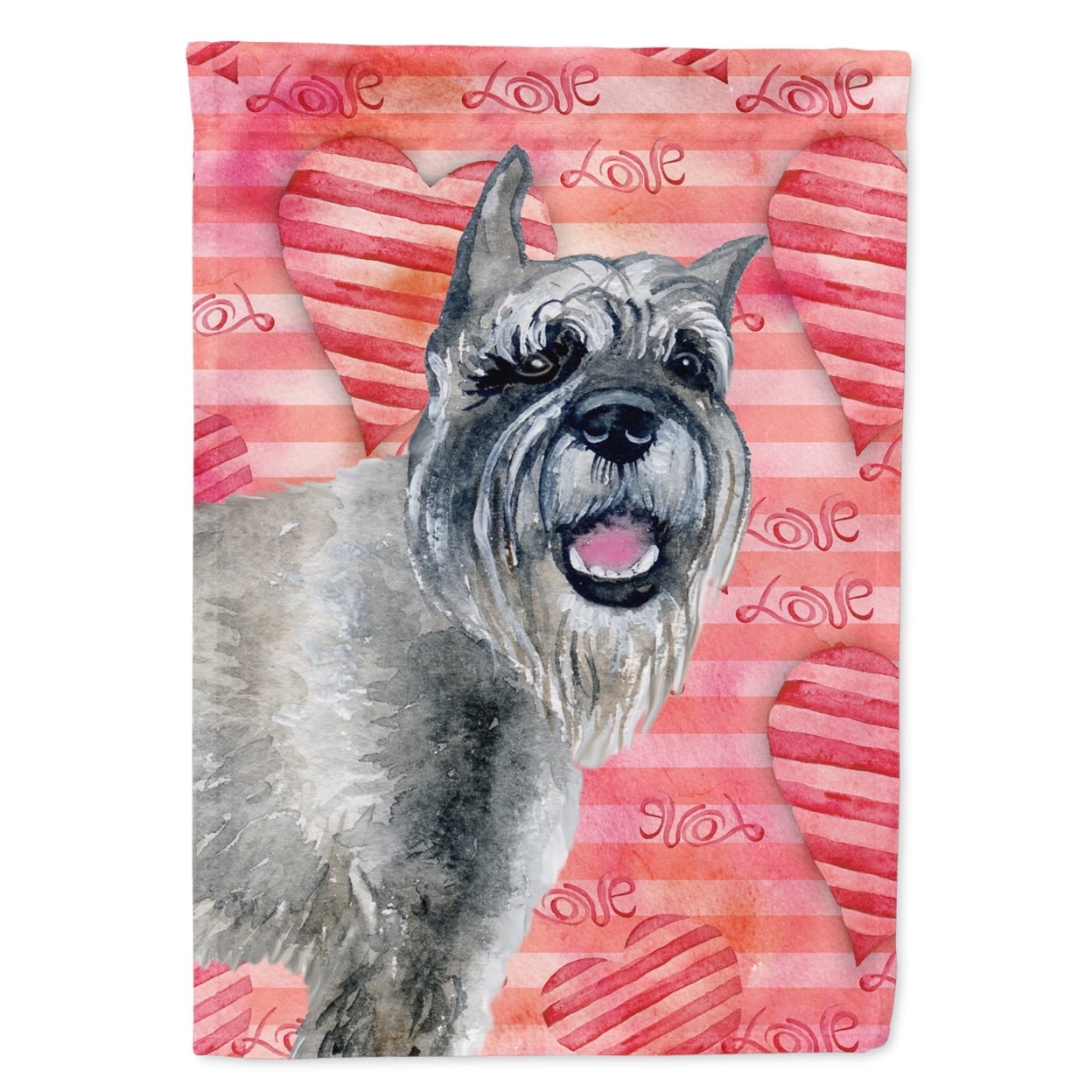 Schnauzer Love Flag - Garden Size