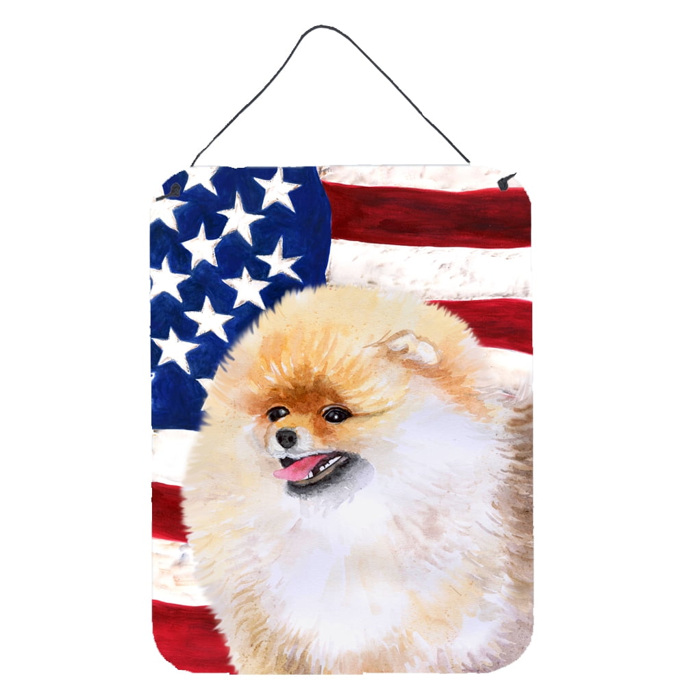 UPC 785578349743 product image for Pomeranian Patriotic Wall or Door Hanging Prints | upcitemdb.com