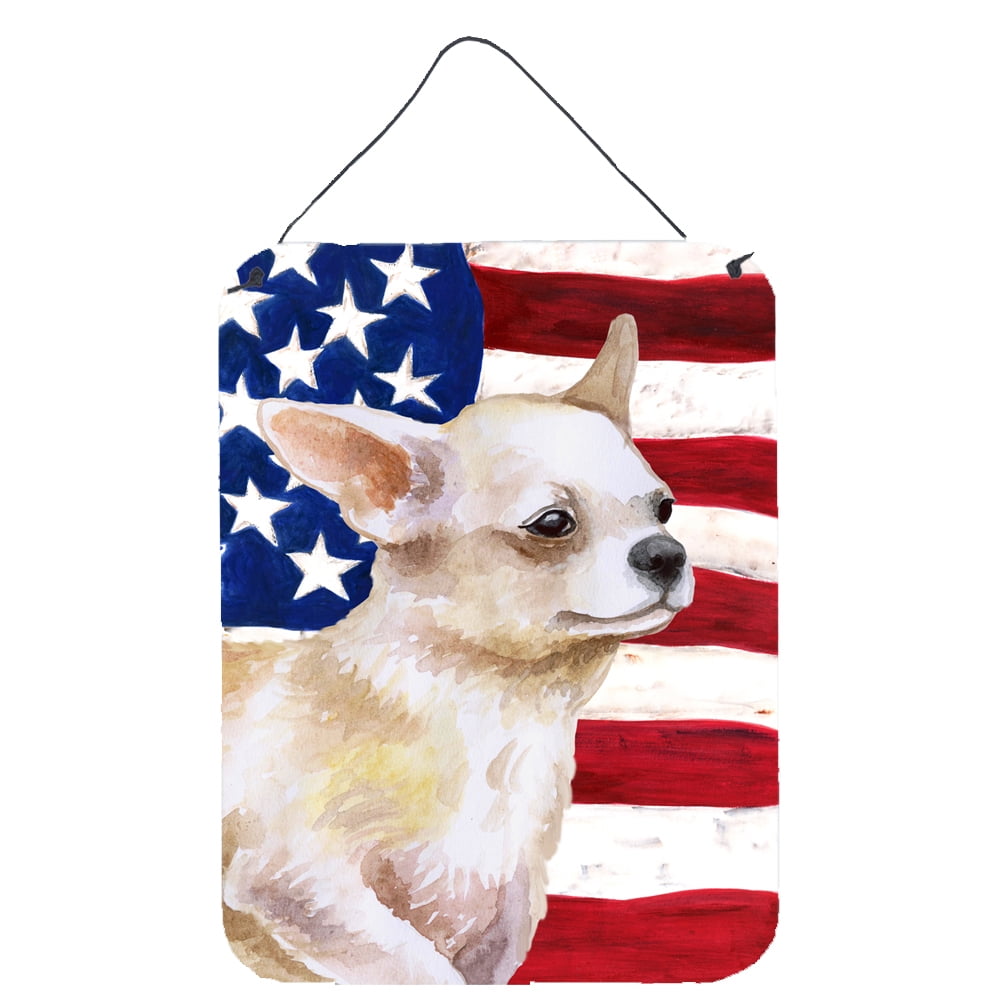 UPC 785578243812 product image for Chihuahua Leg up Patriotic Wall or Door Hanging Prints | upcitemdb.com