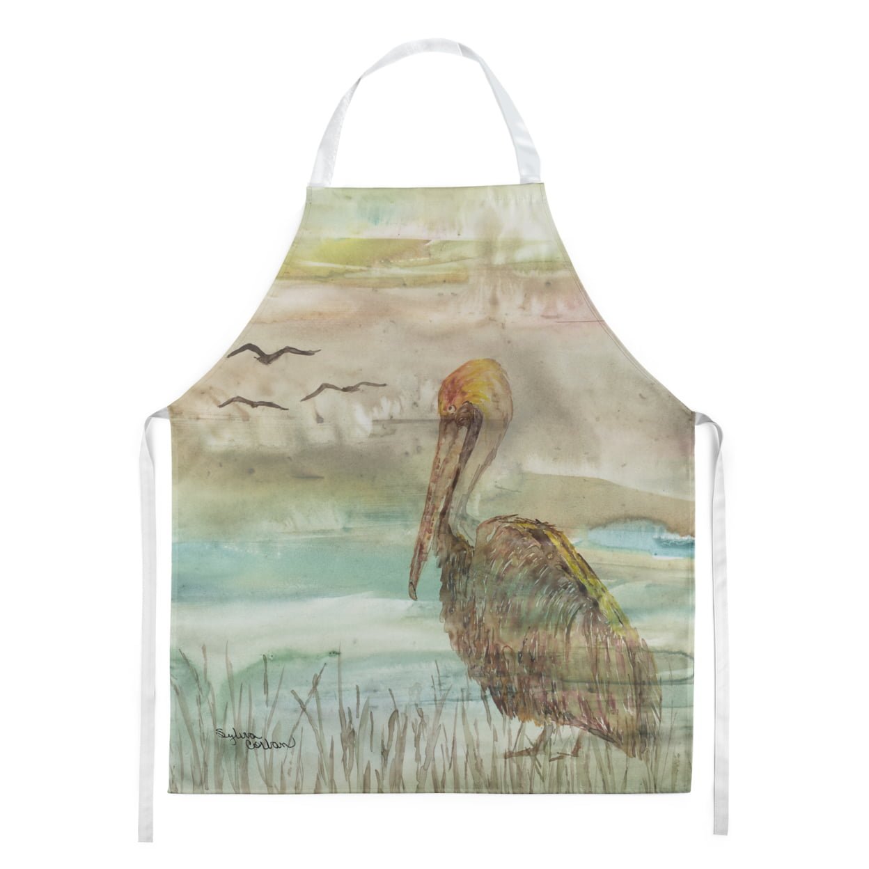 UPC 194030000106 product image for SC2011APRON Brown Pelican Sunset Apron | upcitemdb.com