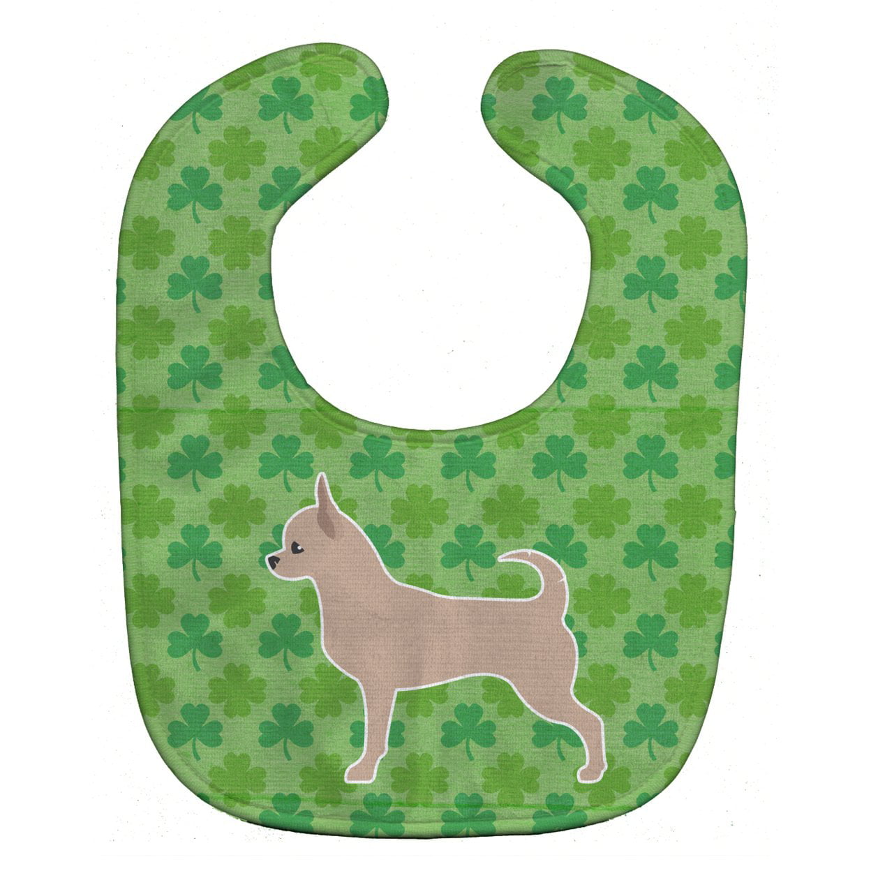 Bb6455bib Chihuahua Shamrocks Baby Bib