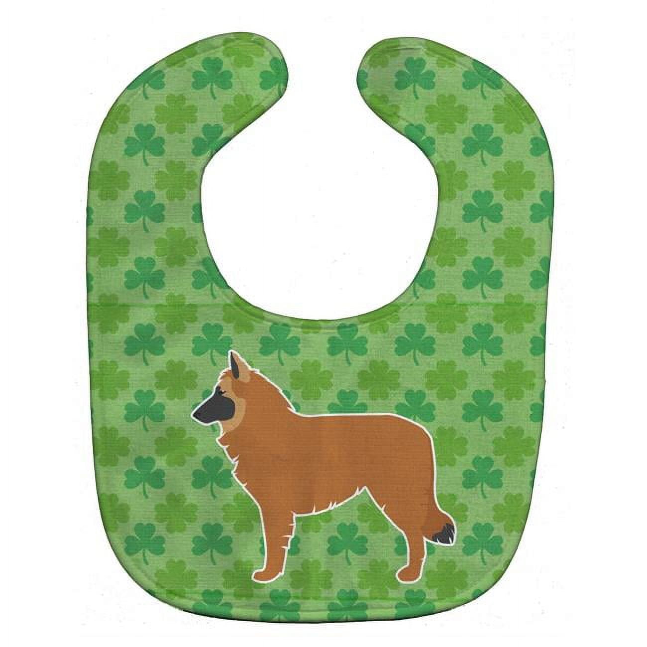 Bb6466bib Belgian Shepherd Shamrocks Baby Bib