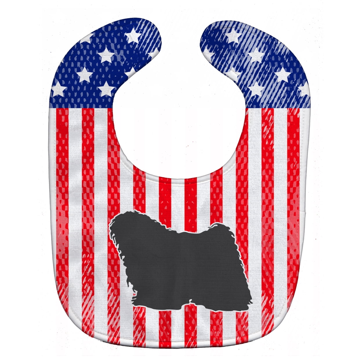 Bb3363bib Usa Patriotic Puli Baby Bib