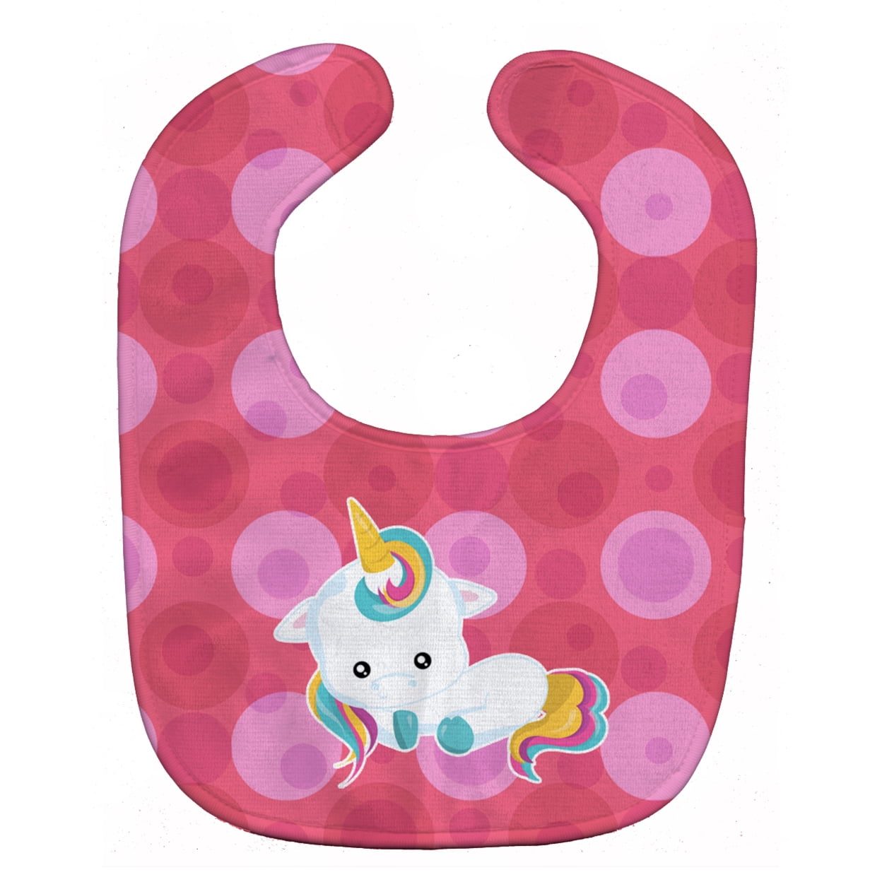 Bb6810bib Polkadots Unicorn Baby Bib