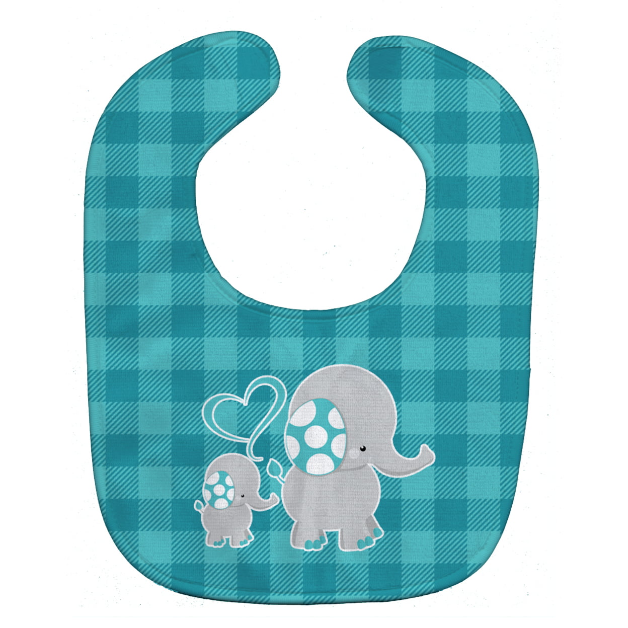 Bb6834bib Mommy & Baby Elephant Baby Bib