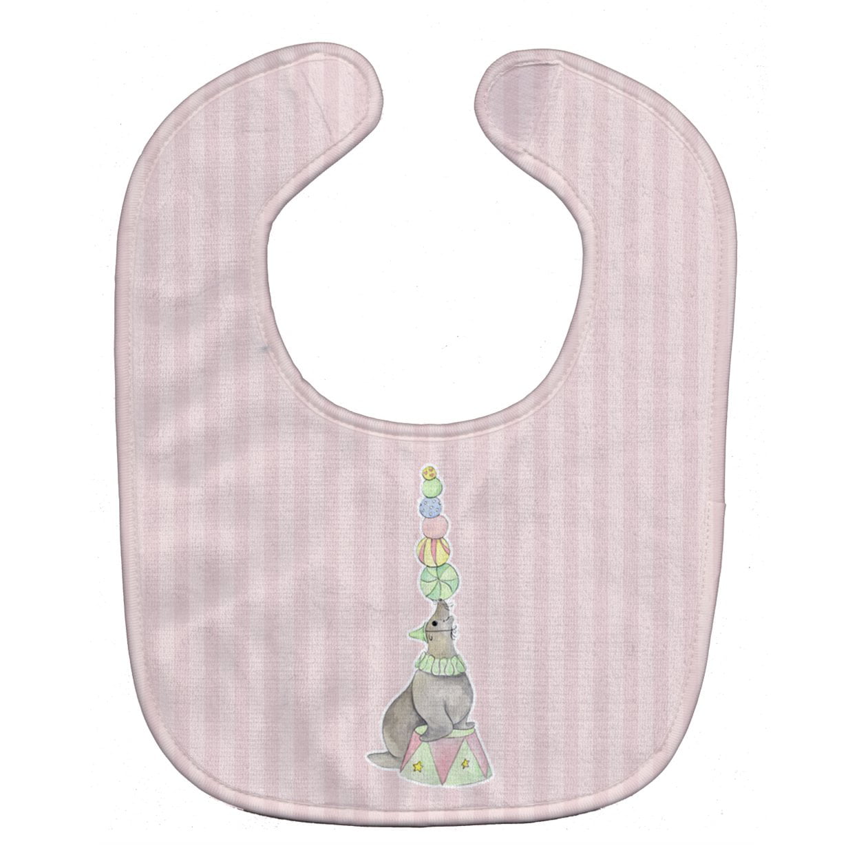 Bb6858bib Circus Seal Baby Bib