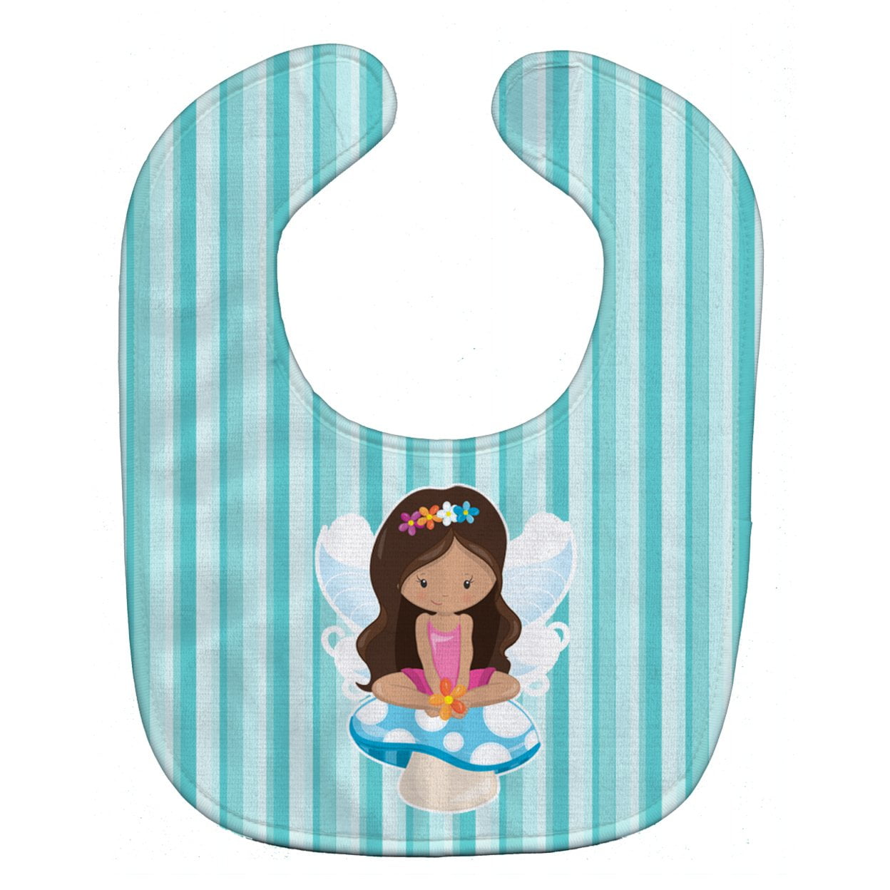 Bb6905bib Fairy On Mushroom Baby Bib