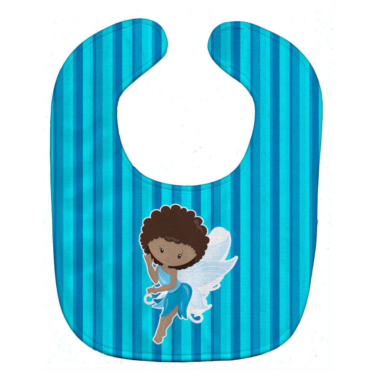 Bb6906bib Fairy Blue Stripes Baby Bib