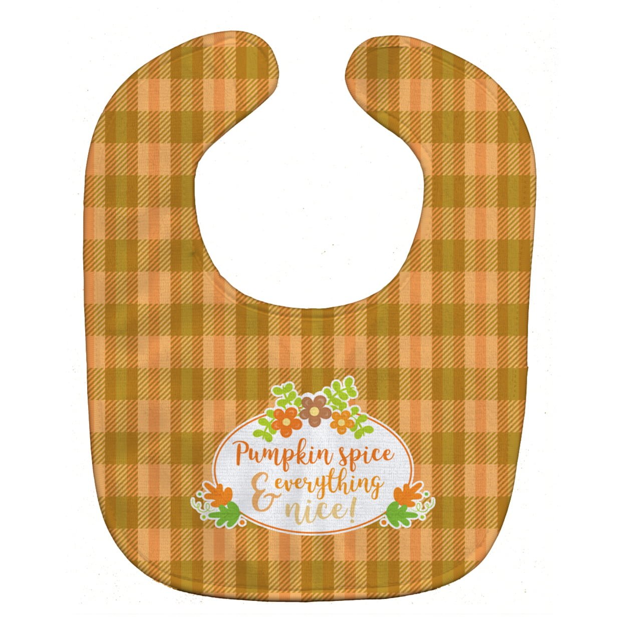 Bb6920bib Fall Pumpkin Spice & Everything Baby Bib