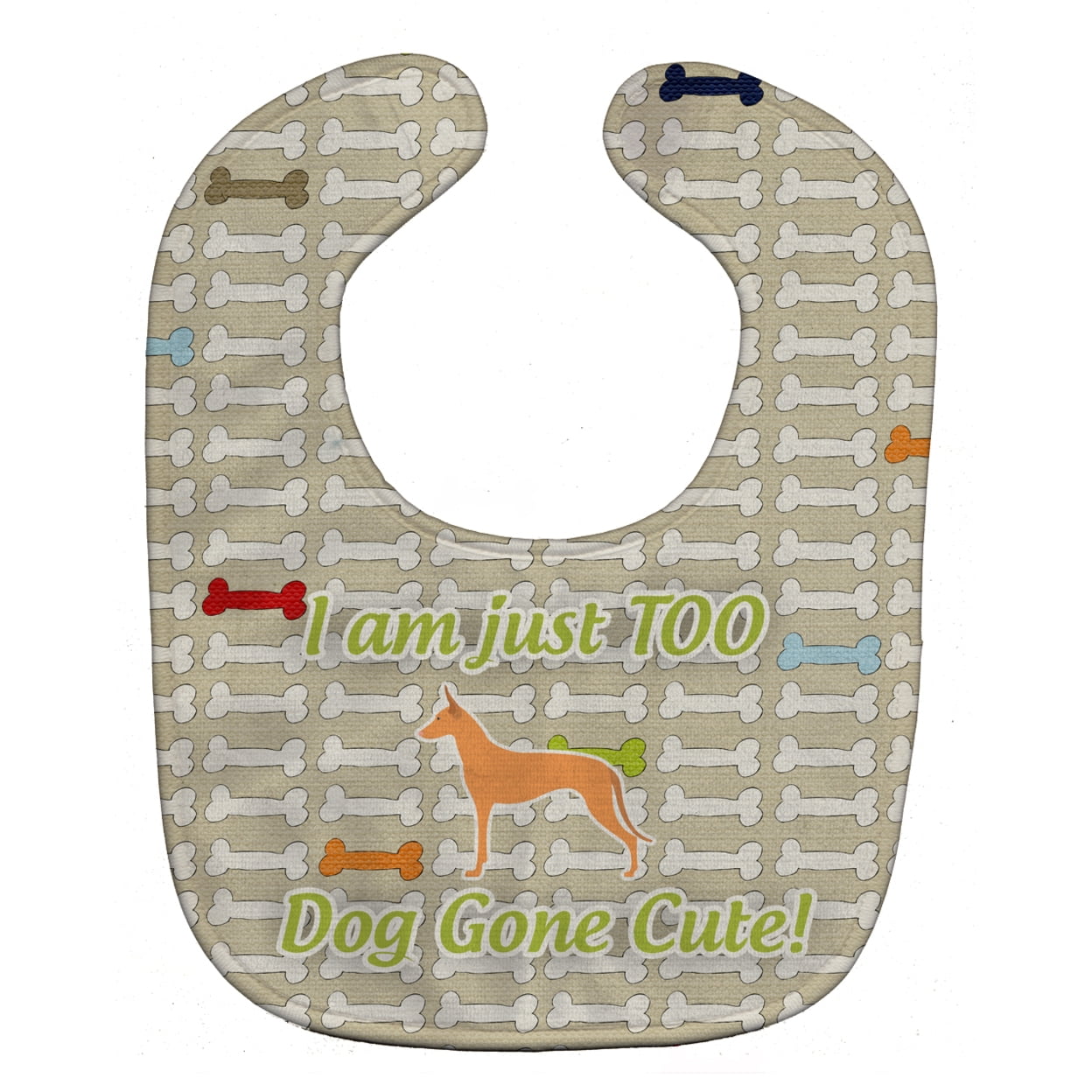 Bb6493bib Pharaoh Hound Dog Gone Cute Baby Bib