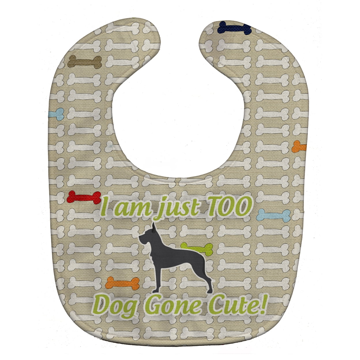 Bb6580bib Great Dane Dog Gone Cute Baby Bib